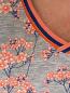 Preview: Baumwolljersey SAKURA HANA Mittelgrau Melange