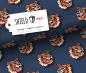 Preview: Shield Pro Jersey Meterware Tiger blau
