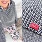 Preview: Shine - IN and Out Knit Navy/Meringa