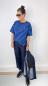 Preview: Baumwolljersey Ahoy Sailor Stripes Blue Navy/Bluette