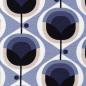 Preview: Bio Barkloth MODERN RETRO BLAU Blume