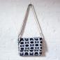 Preview: Bio Barkloth MODERN RETRO BLAU Muster