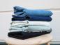 Preview: Heavy washed denim bleach blue