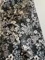 Preview: Kokka Cotton black flowers