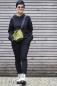 Preview: Woven knit BLACK