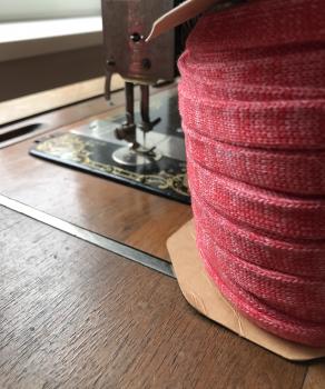 Cord ME Flachkordeln SAKURA ortensia-papaia 12mm