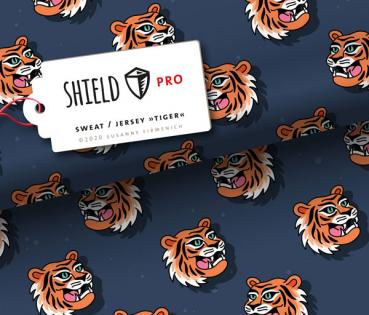 Shield Pro Jersey Meterware Tiger blau