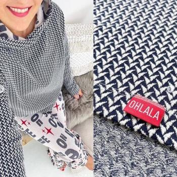 Shine - IN and Out Knit Navy/Meringa
