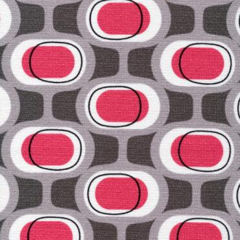 Bio Barkloth MODERN RETRO Pink Muster