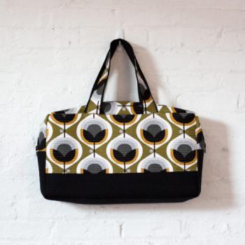 Bio Barkloth MODERN RETRO Gold/Khaki Blume