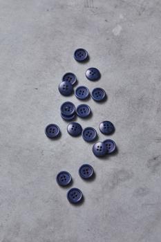 Knopf DISH COROZO BUTTON 15mm lapis