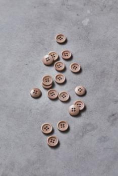 Knopf DISH COROZO BUTTON 15mm warm sand