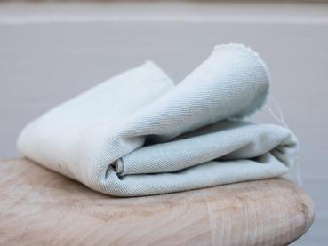 Heavy washed denim bleach blue