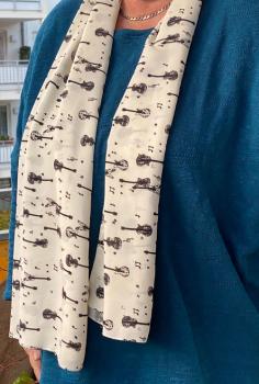 Organic Slub Jacquard Knit Ocean