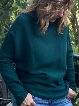 Organic Woolen Fleece Bottle Green
