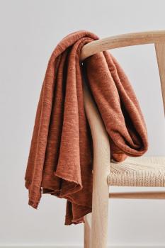 Organic Slub Jacquard Knit Sienna