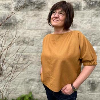 Preview: Sommerwolle Seide - orangebraun