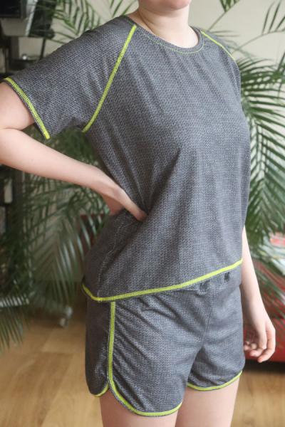 Shield Pro Jersey Meterware Knit grau