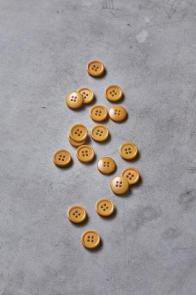 Knopf DISH COROZO BUTTON 15mm amber