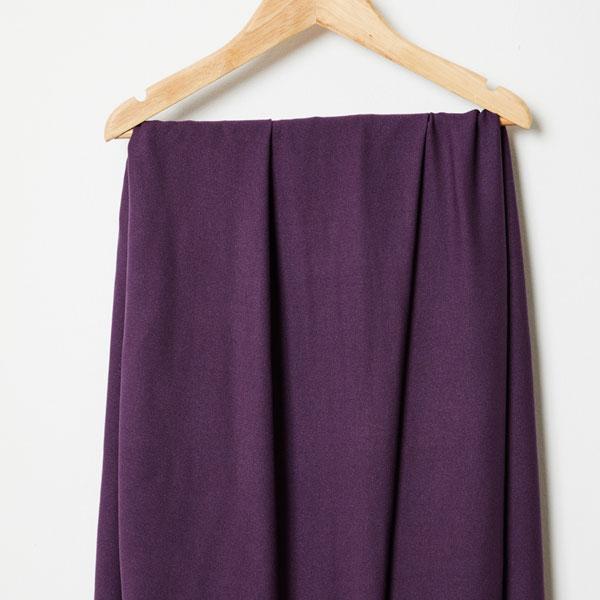 SOLID PLUM - VERA CREPE  Einfarbig