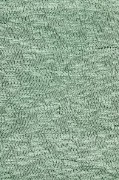 Organic Slub Jacquard Knit Sage green