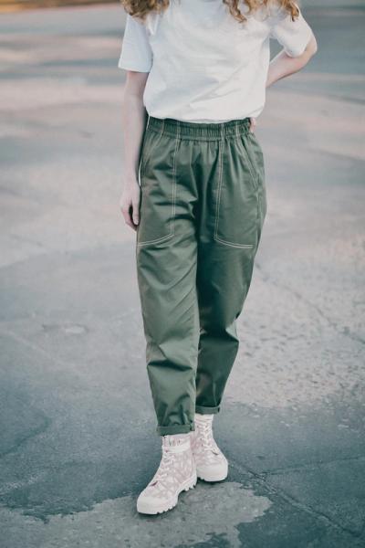 Cotton Stretch Chino - MILITARY