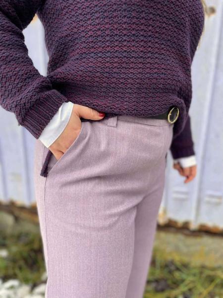 Tencel Flanell Stretch - FROSTY VIOLET