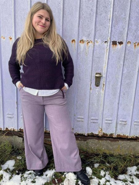 Tencel Flanell Stretch - FROSTY VIOLET