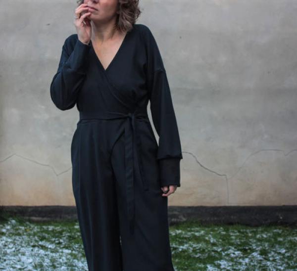 Tencel Flanell Stretch - DEEP NAVY